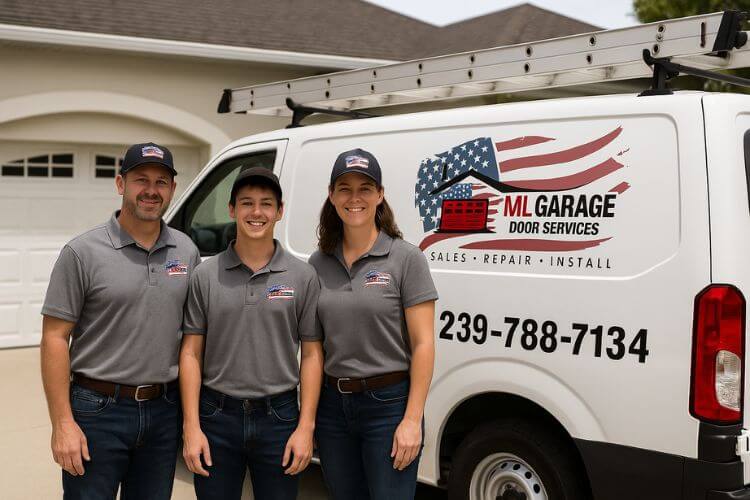 ML Garage door crow